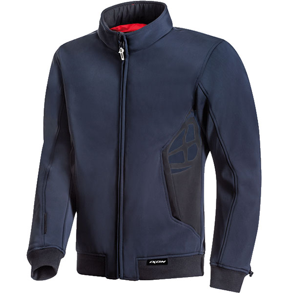 Ixon Camden Textile Jacket - Navy Blue