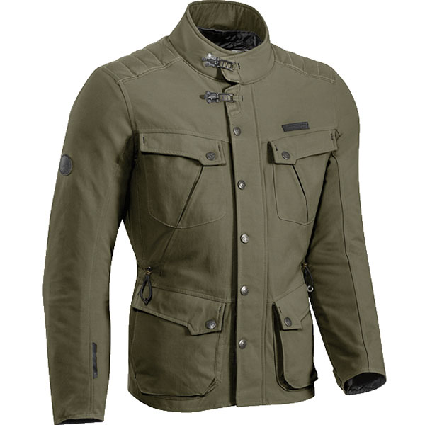 Image of Ixon Exhaust Textile Jacket - Khaki Green