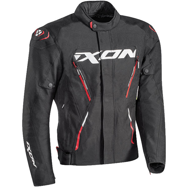 Image of Ixon Mistral Textile Jacket - Black / Red