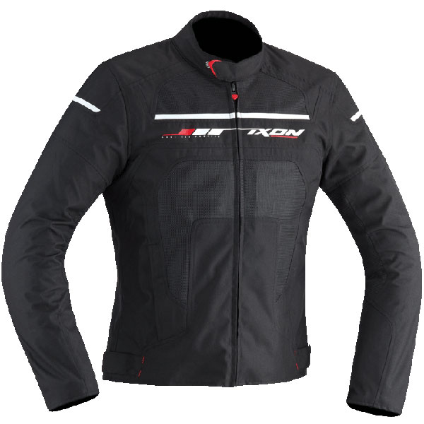 Image of Ixon Helios Textile Jacket - Black / White / Red