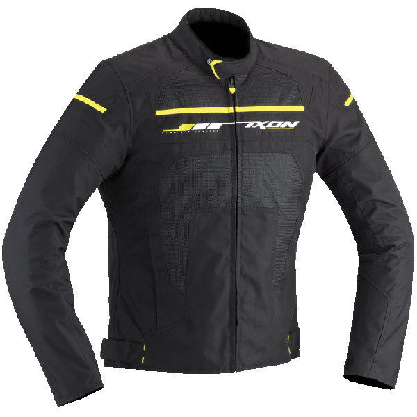 Image of Ixon Helios Textile Jacket - Black / Yellow