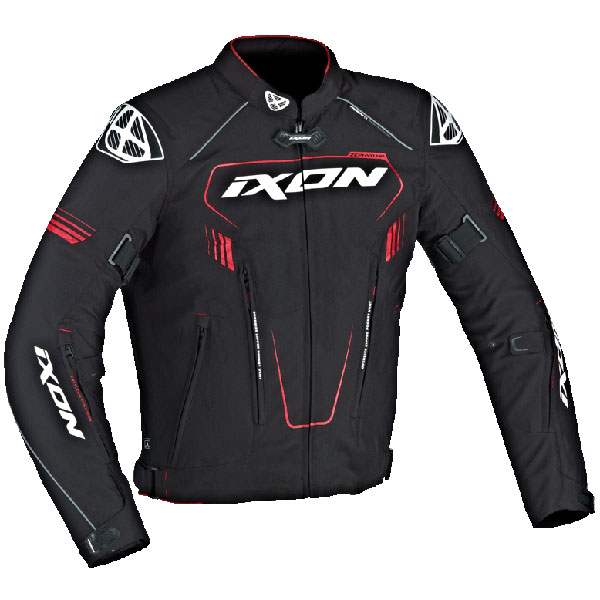 Image of Ixon Zephyr HP Textile Jacket - Black / White / Red
