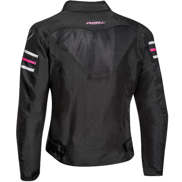 Ixon Ladies Ilana Textile Jacket Black Fuchsia FREE UK DELIVERY