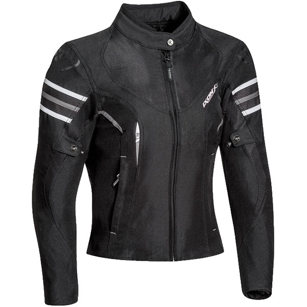 Image of Ixon Ladies Ilana Textile Jacket - Black / White