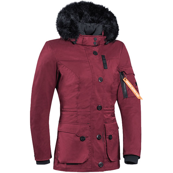 Image of Ixon Ladies Ontario Textile Jacket - Burgandy