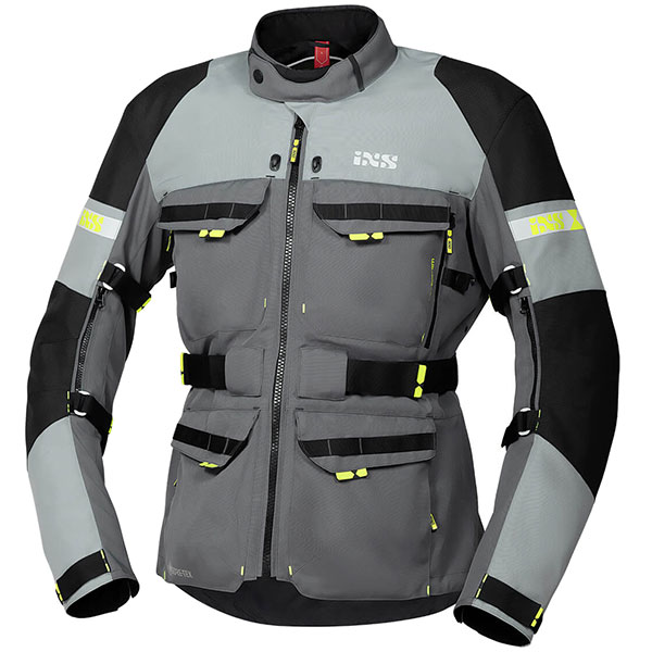 Image of iXS Adventure-GTX Gore-Tex Jacket - Dark Grey / Grey / Black