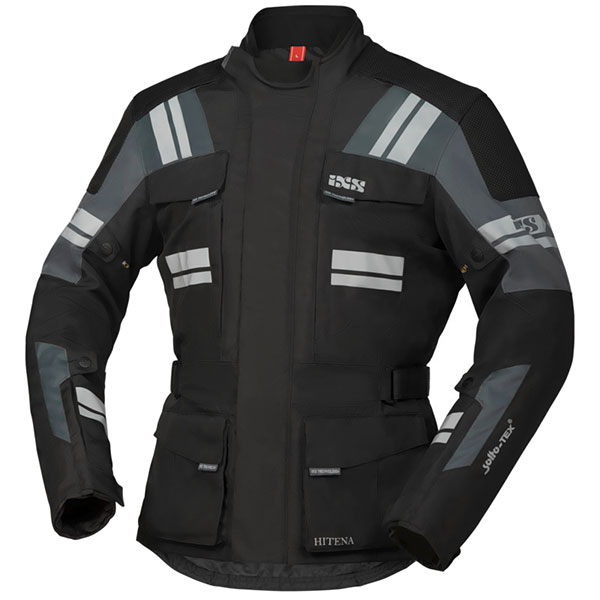 Image of iXS Blade-ST 2.0 Textile Jacket - Black / Grey