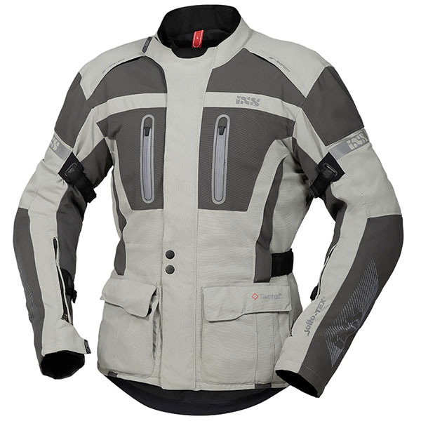 Image of iXS Pacora-ST Textile Jacket - Light Grey / Grey