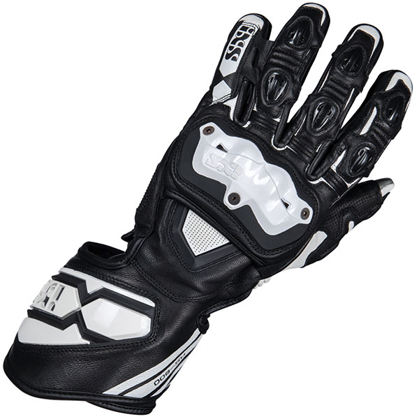 Image of iXS RS-800 Leather Gloves - Black / White