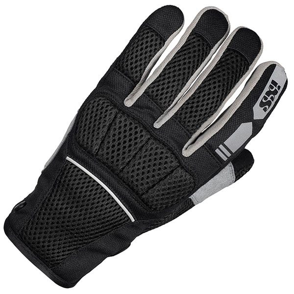 Image of iXS Ladies Samur-Air 1.0 Textile Gloves - Black / Grey