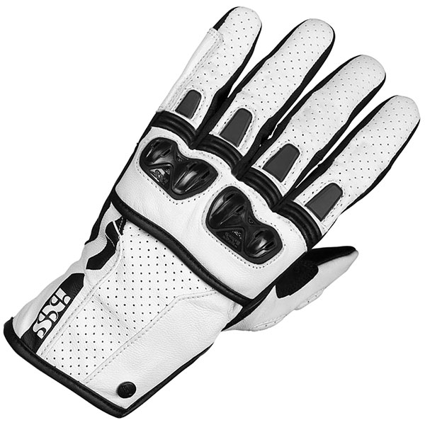 Image of iXS Ladies Talura 3.0 Leather Gloves - White / Black