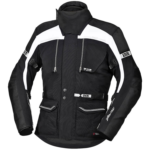 Image of iXS Traveller-ST Textile Jacket - Black / White