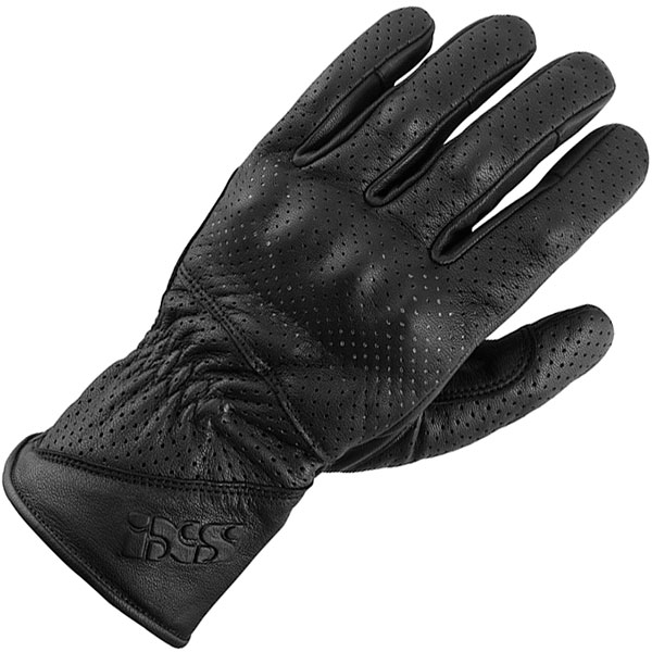 Image of iXS Belfast Leather Gloves - Black