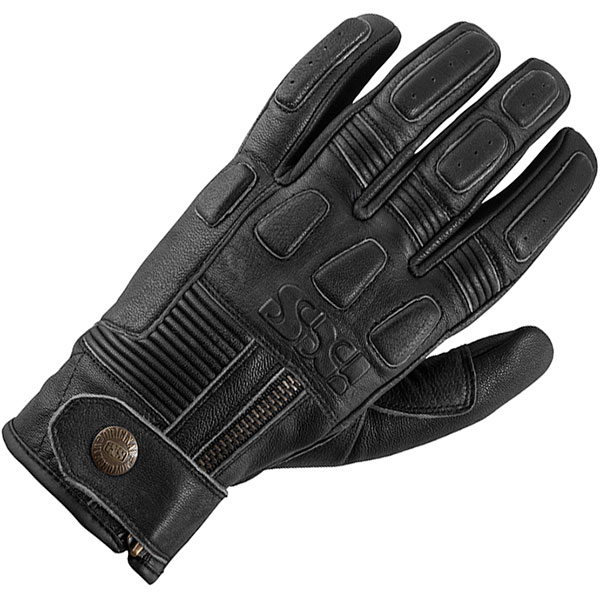 Image of iXS Kelvin Leather Gloves - Antique Black