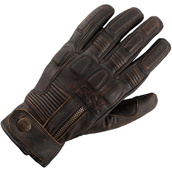 Image of iXS Kelvin Leather Gloves - Antique Brown