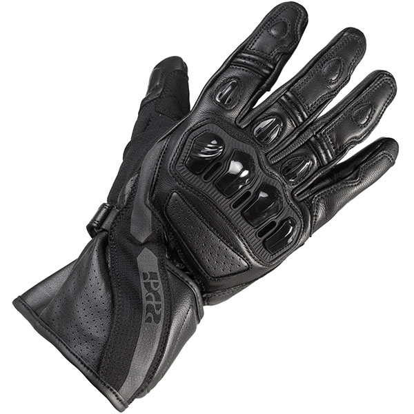 Image of iXS Novara 3 Leather Gloves - Black