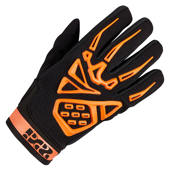 Image of iXS Pandora Air Textile Gloves - Black / Orange