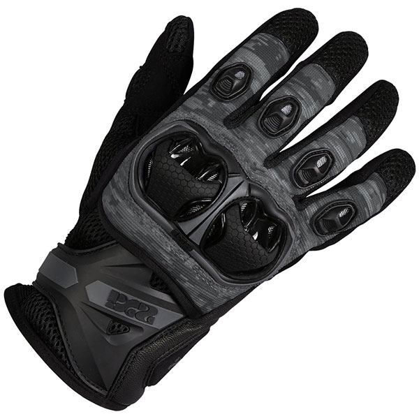 Image of iXS Montevideo Air Gloves - Black / Grey