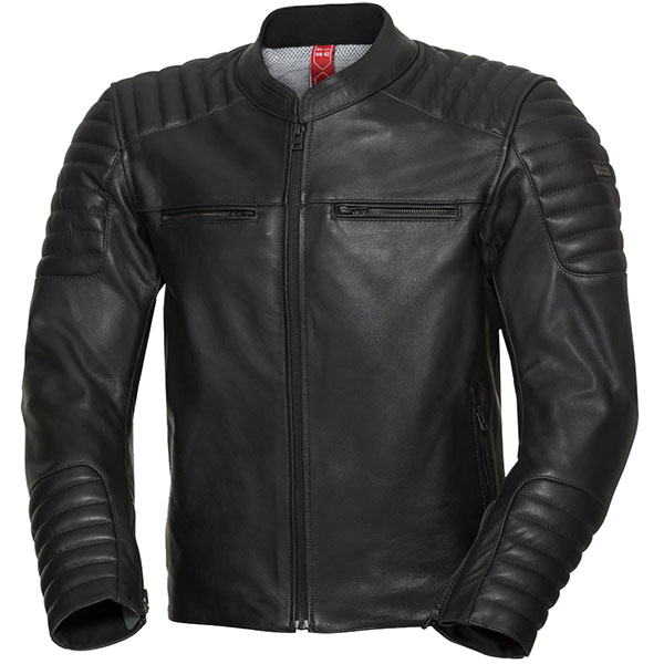 Image of iXS Classic LD Dark Leather Jacket - Black