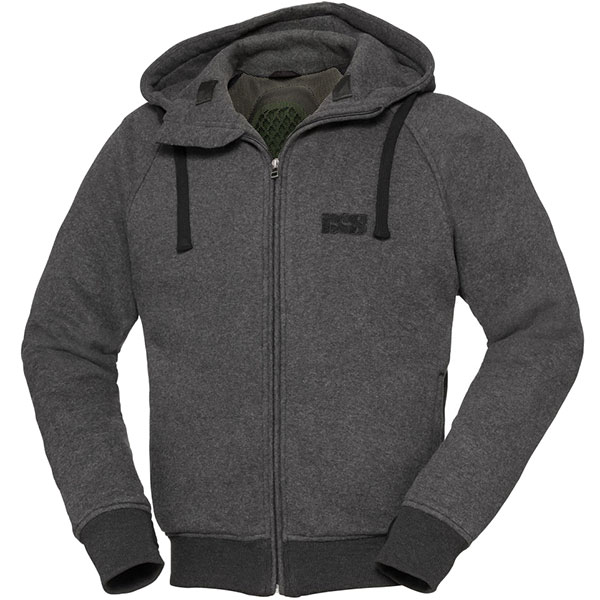 Image of iXS Clarkson AR Hoodie Textile Jacket - Anthracite