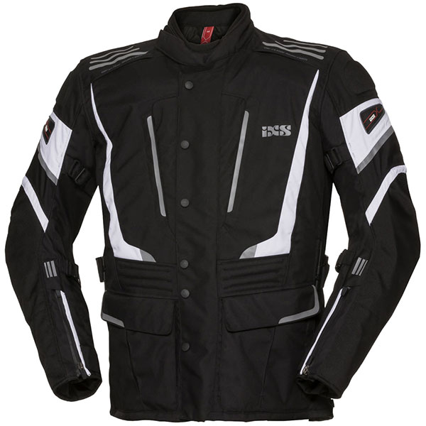 Image of iXS Powells ST Textile Jacket - Black / White