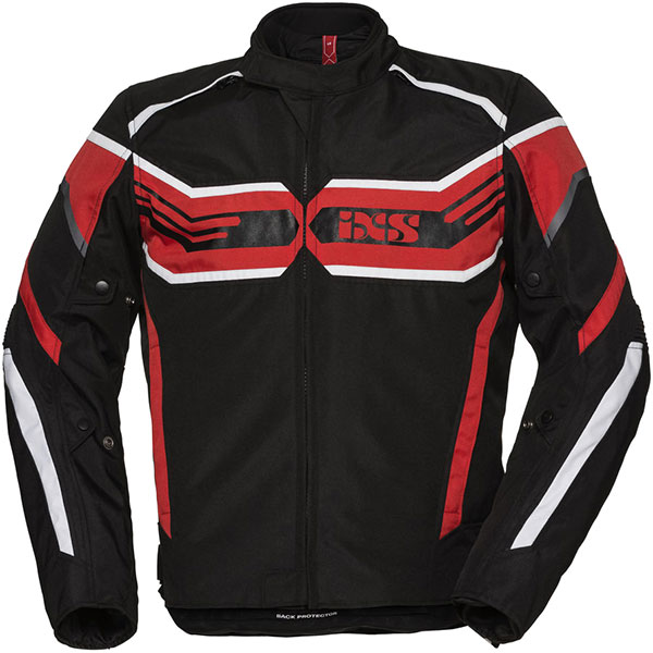 Image of iXS RS-400 ST Textile Jacket - Black / White / Red