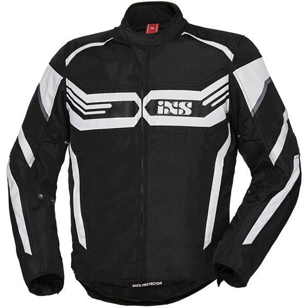 Image of iXS RS-400 ST Textile Jacket - Black / White