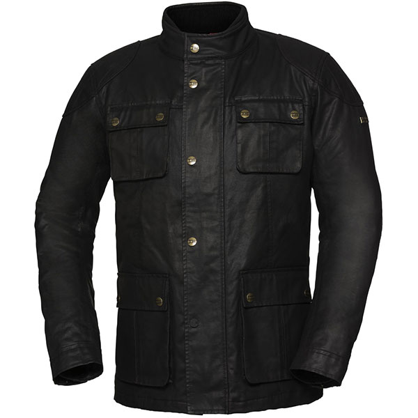 Image of iXS Classic Vintage Wax Textile Jacket - Black