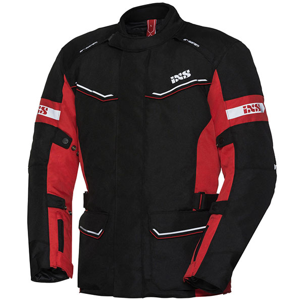 Image of iXS Ladies Evans ST Textile Jacket - Black / Red