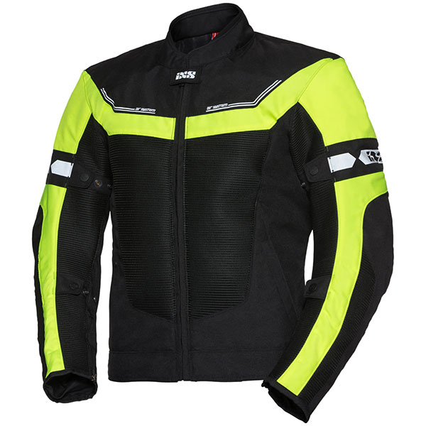 Image of iXS Levante Air Textile Jacket 2.0 - Black / Fluo Yellow