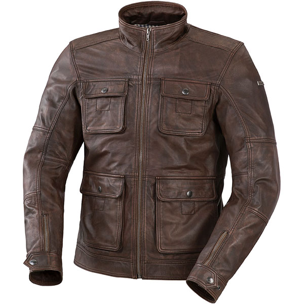 iXS Nick Leather Jacket - Brown Reviews at ReviewBikeKit
