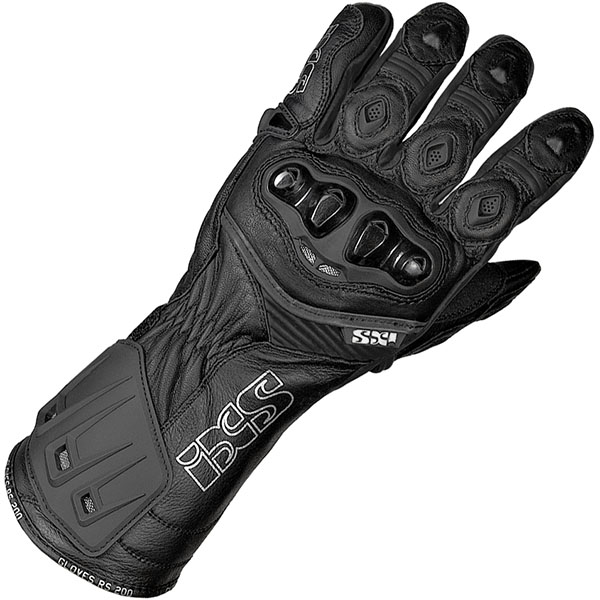 Image of iXS RS-200 Leather Gloves - Black