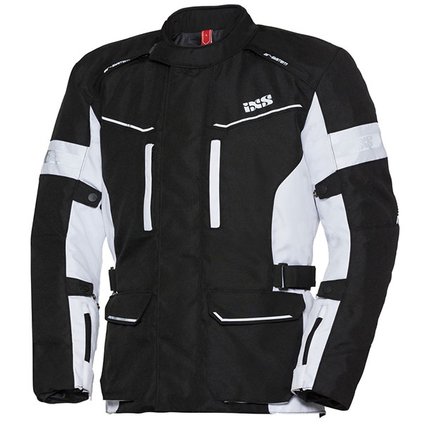 Image of iXS Evans ST Textile Jacket - Black / White