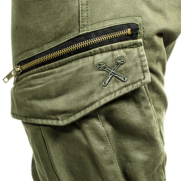 John Doe Cargo XTM Aramid Jeans Stroker Olive FREE UK DELIVERY