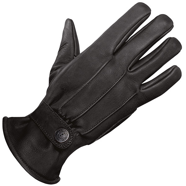 Image of John Doe Grinder Leather Gloves - Black