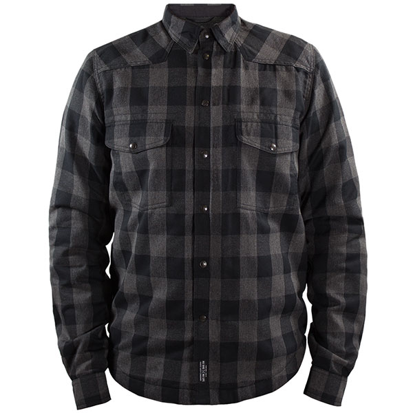 John Doe Motoshirt Textile Jacket - Grey / Black - FREE UK DELIVERY