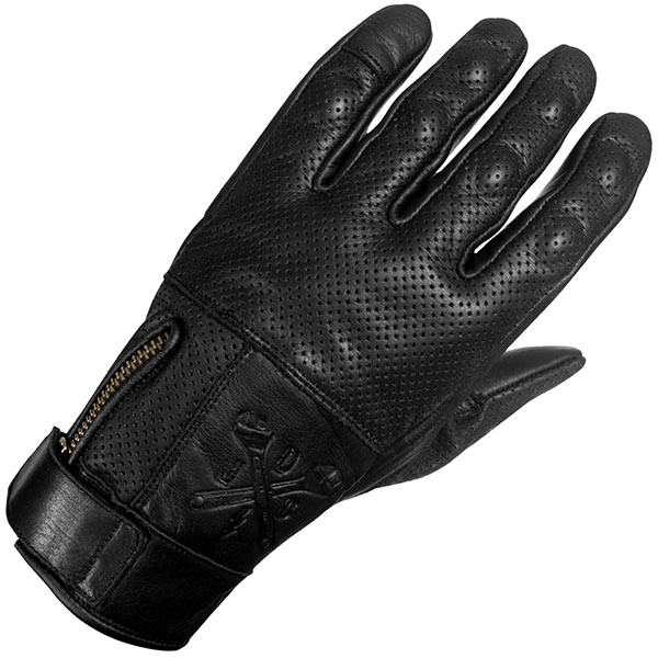 Image of John Doe Shaft Leather Gloves - Black