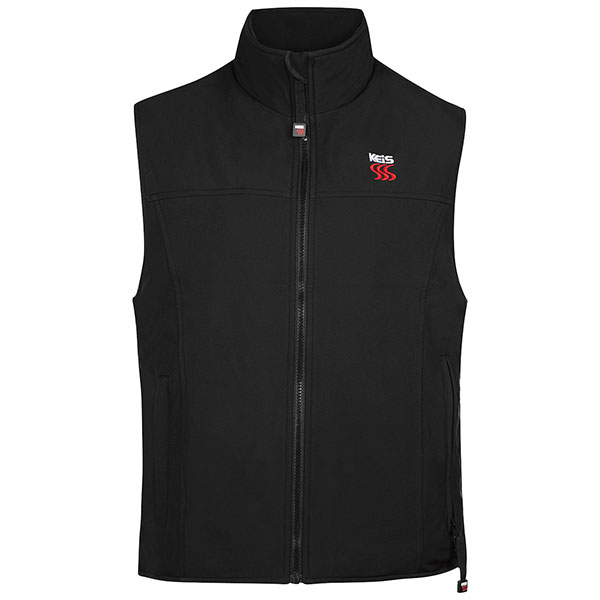 Image of Keis B101 Heated Bodywarmer - Black