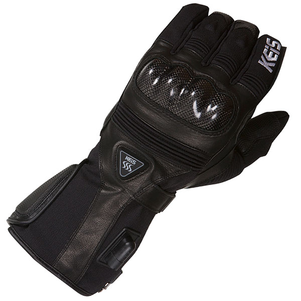 Image of Keis G502 Premium Heated Armoured Gloves - Black