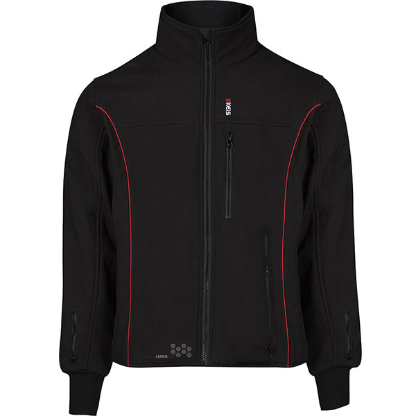 Image of Keis J501RP Premium Heated Jacket - Black / Red