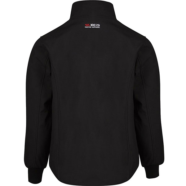 Keis J501RP Premium Heated Jacket Black Red FREE UK DELIVERY