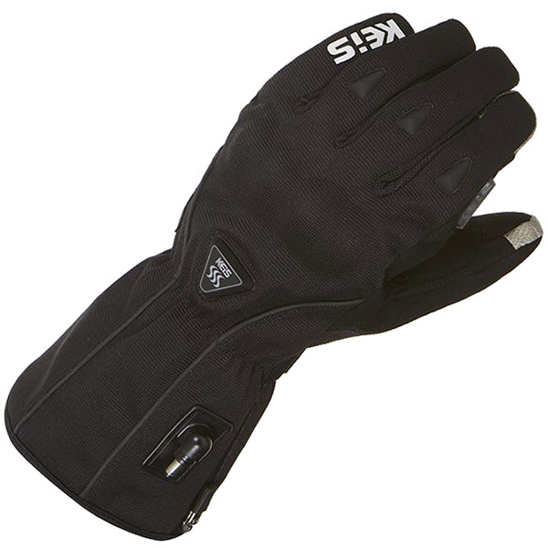 Image of Keis G701 Heated Armoured Gloves - Black