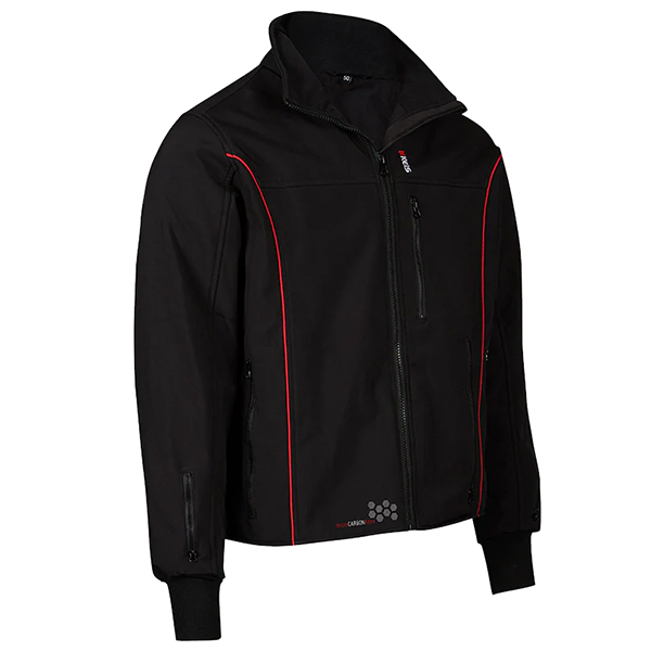 Keis J505RP Premium EXTREME Heated Jacket Black / Red FREE UK DELIVERY