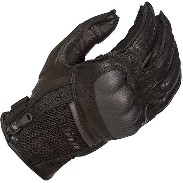 Klim Induction Leather Gloves Stealth Black