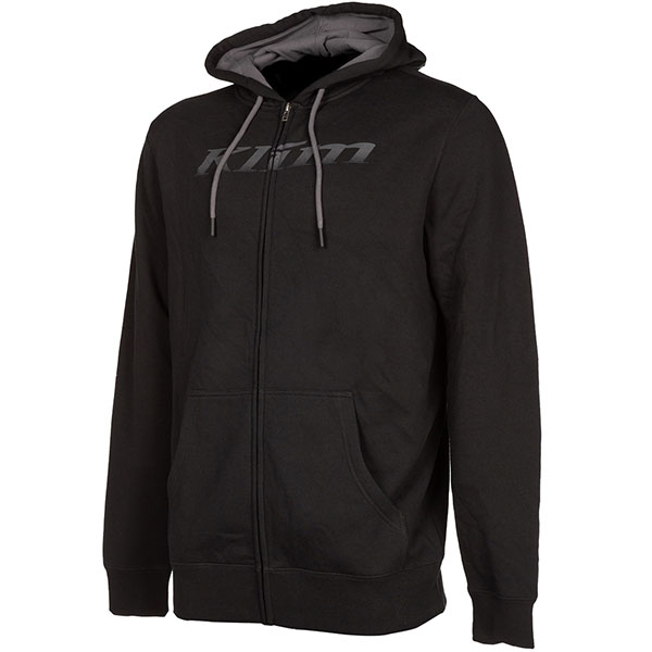 Klim Shadow Zip-Up Hoodie - Black / Asphalt - FREE UK DELIVERY