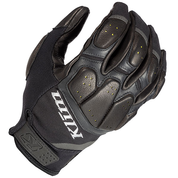 Image of Klim Dakar Pro Leather Gloves - Black