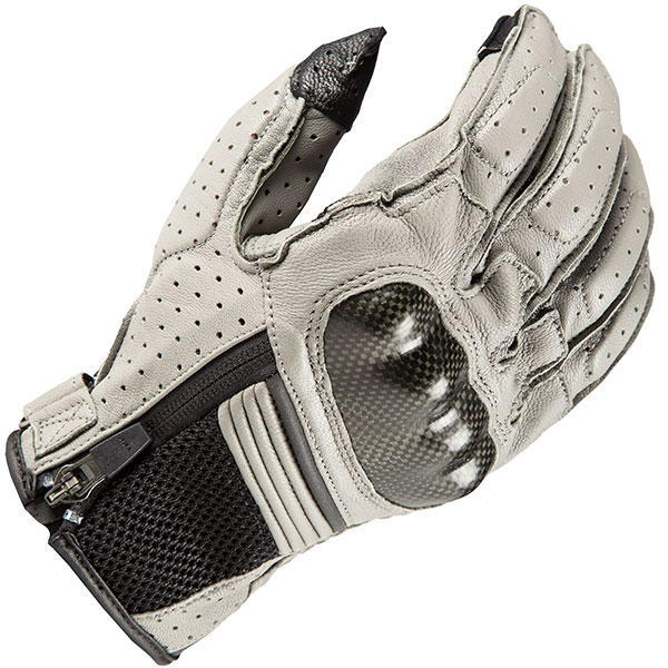 Image of Klim Induction Leather Gloves - Grey