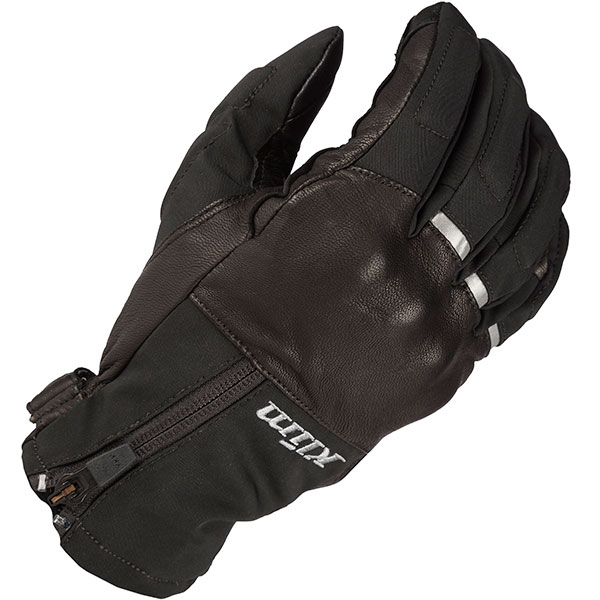 Image of Klim Vanguard Gore-Tex Short Leather Gloves - Black