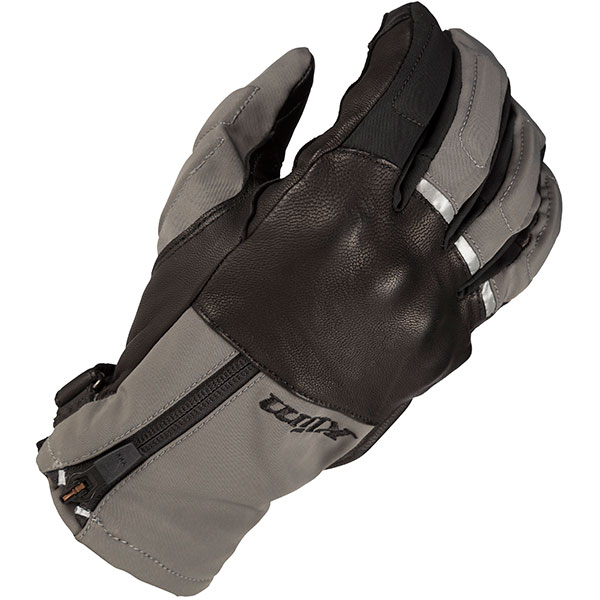 Image of Klim Vanguard Gore-Tex Short Leather Gloves - Grey