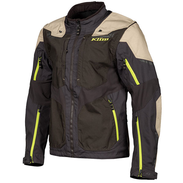 Image of Klim Dakar Textile Jacket - Black / Tan